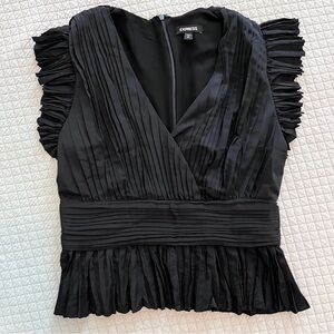 Express ruched dressy top M